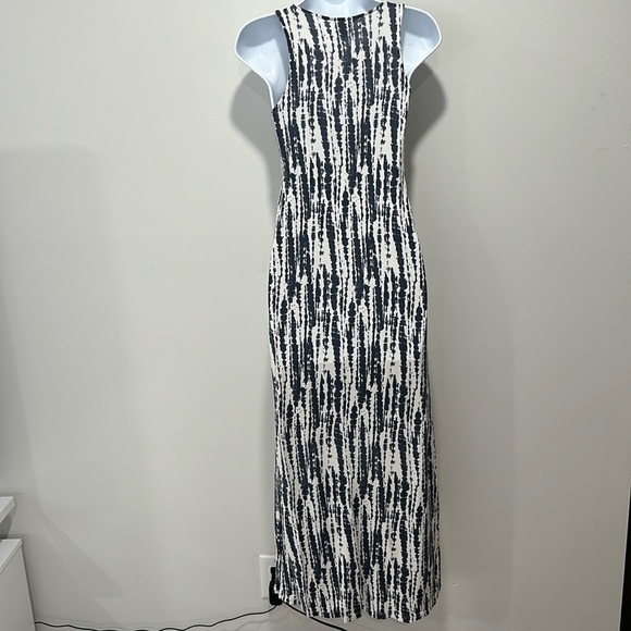Navy & white maxi dress - Picture 4 of 4